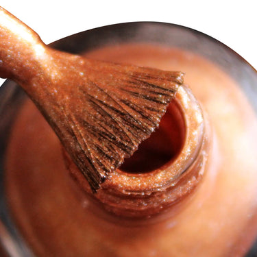 DeBelle Gel Nail Polish Rustique Copper (Rose Gold Copper), 8 ml - Enriched with natural Seaweed Extract, cruelty Free, Toxic Free Glossy Finish